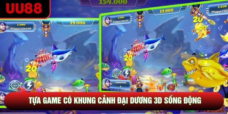Tựa game có khung cảnh đại dương 3D sống động